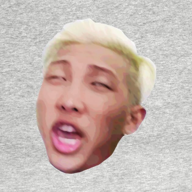 Namjoon - rap monster bts memes-face by NEZNAYKA